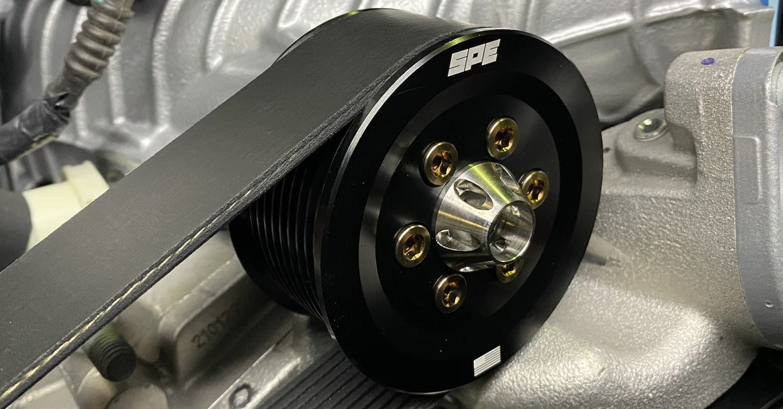 More Boost. Better Belt Control. Mustang Blower Upgrades