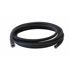 Ontork -12AN PTFE Stainless Braided Black Nylon Hose - 20ft
